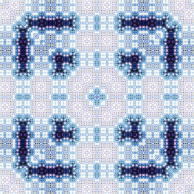 Foto kaleidoscopio patrón sin costuras patrón de textura caleidoscopio