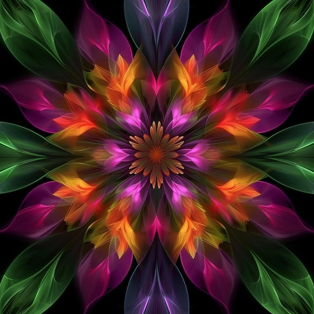 Kaleidoskop Extravaganz Farbiges Hintergrundbild