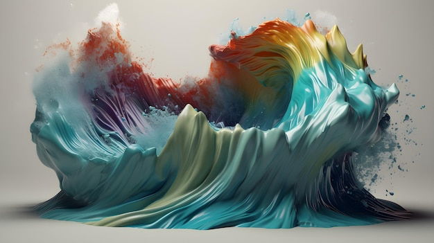 Kaleidoskopische Farbreise lebendiger Desktop-Hintergrund
