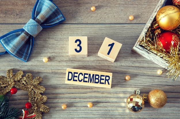 Kalender Dezember Symbol des neuen Jahres