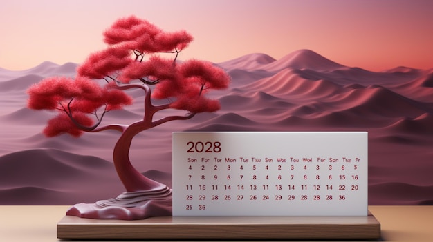 Kalender für das neue Jahr 2023