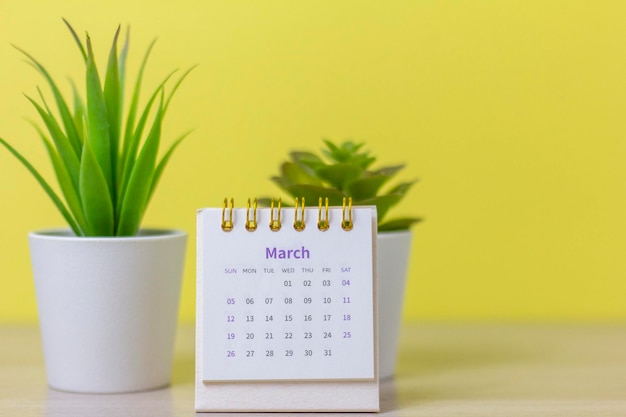 Kalender für März 2023Desktop-Kalender für die Planung
