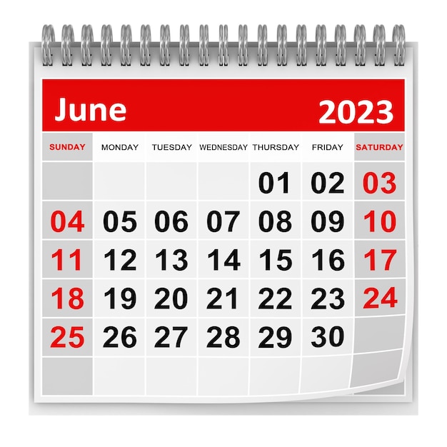 Kalender Juni 2023