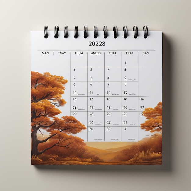 Kalender-Mockup