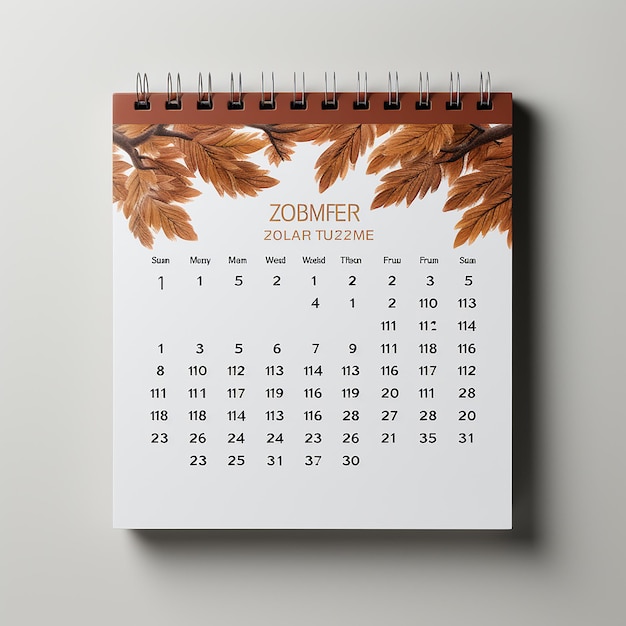 Kalender-Mockup