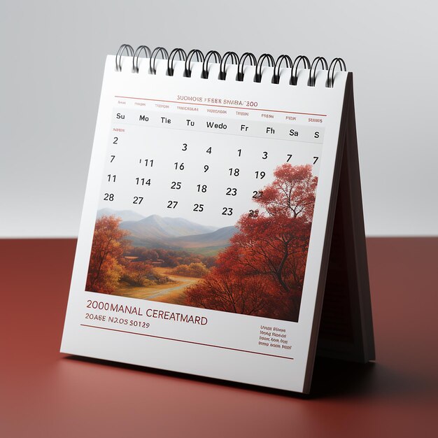 Kalender-Mockup