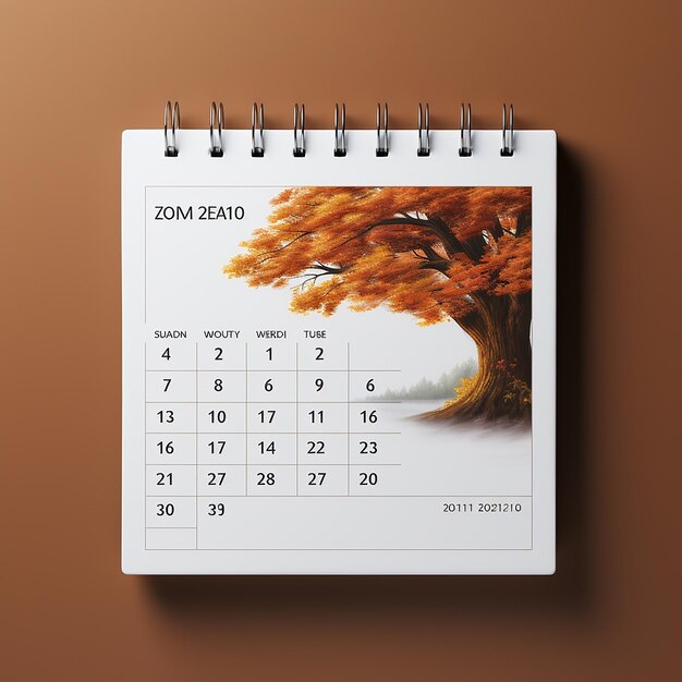 Kalender-Mockup