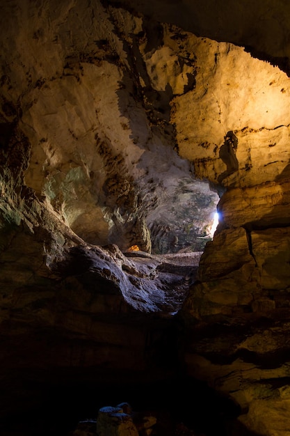 Kalksteinformationen der Carlsbad Caverns der Guadeloupe Mountains.
