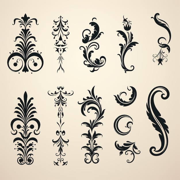 Kalligraphische Muster