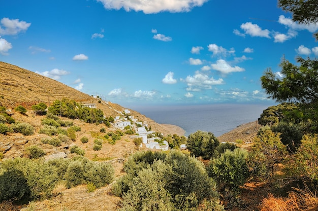 Kallitsos-Dorf in Serifos Griechenland