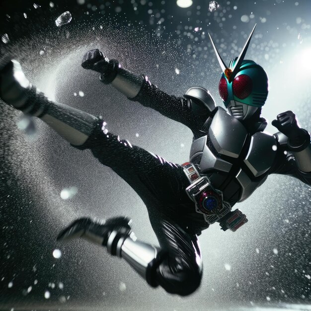 Foto kamen rider ao vivo em ação