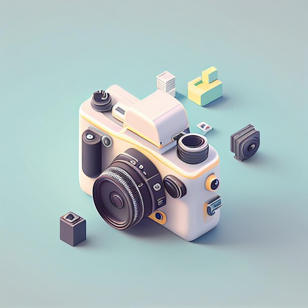 Foto kamera 3d generative ki