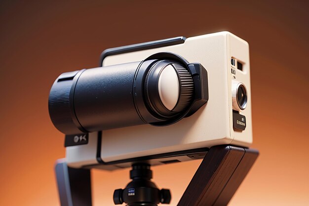Kamera-Videorecorder-Fotografie-Berufsausrüstungs-Tapeten-Hintergrund-Illustration