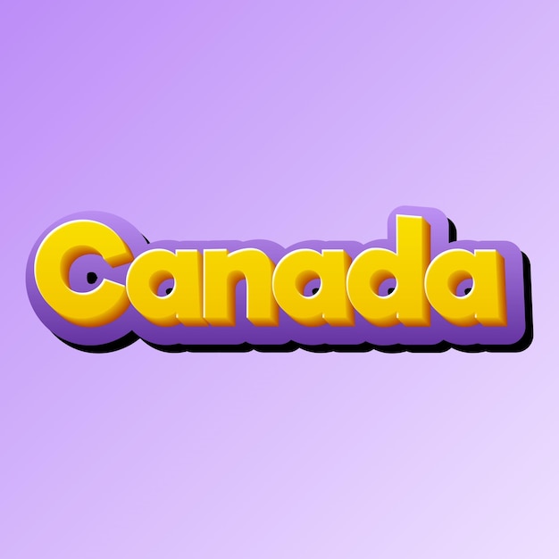 Kanada-Texteffekt Gold JPG attraktives Hintergrundkartenfoto