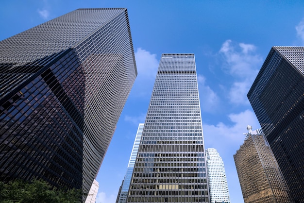 Kanada Toronto Wolkenkratzer Financial District Skyline und moderne Architektur