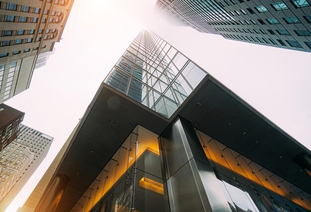 Kanada Toronto Wolkenkratzer Financial District Skyline und moderne Architektur