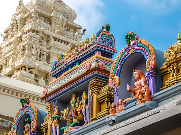 Kanchipuram India Vista del templo Kamakshi Amman en Kanchipuram