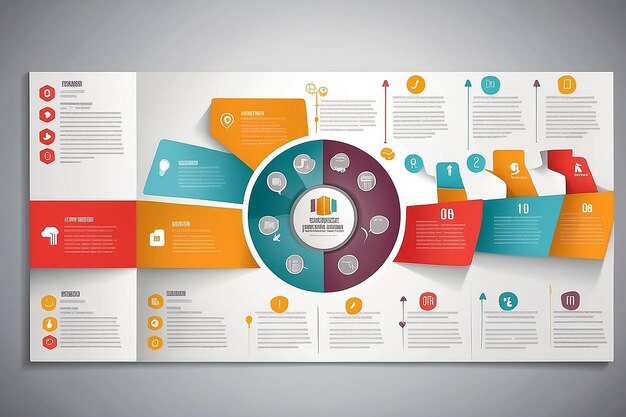 Kann für infografische Schleife verwendet werden Geschäftsbericht oder Plan Bildung Vorlage Geschäftsbroschüre Systemdiagramm