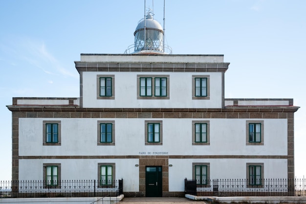 Kap Finisterre Leuchtturm Außenansicht Galicien Spanien