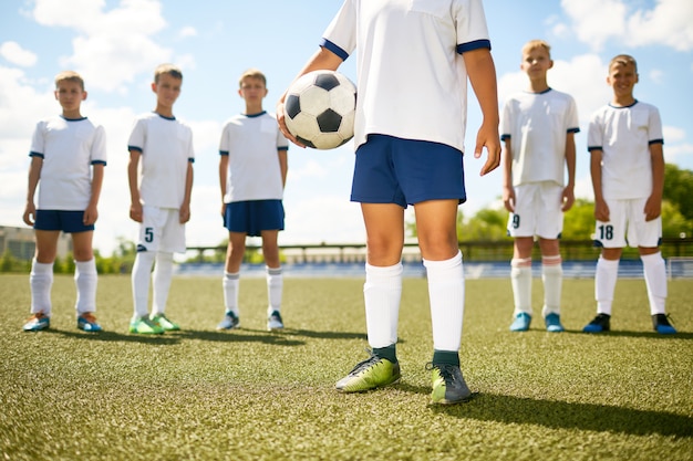 Kapitän der Fußballmannschaft