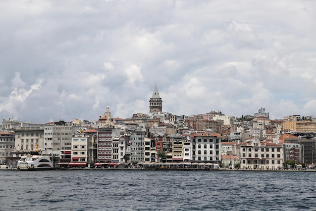 Karaköy und Galata-Turm in Istanbul City