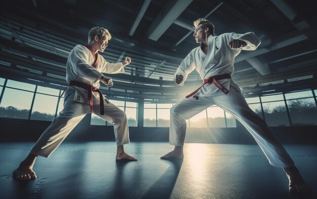 Foto karate-ausbildung