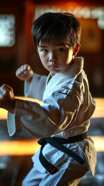 Foto el karate cultiva la disciplina y el respeto