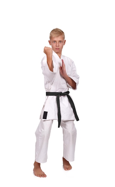 Karate-Junge