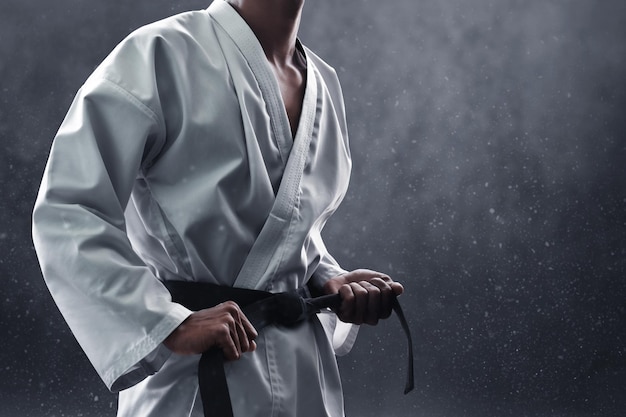 Karate-Kampfkunst-Kampftraining