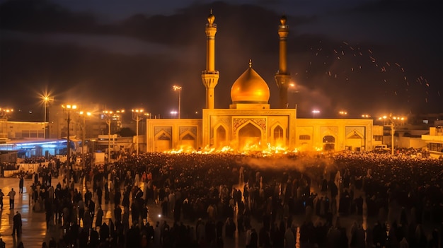 Karbala Irak Mezquita Día de Ashura Moharram