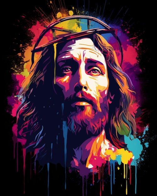 Karfreitag-Hintergrund mit Jesus Christus