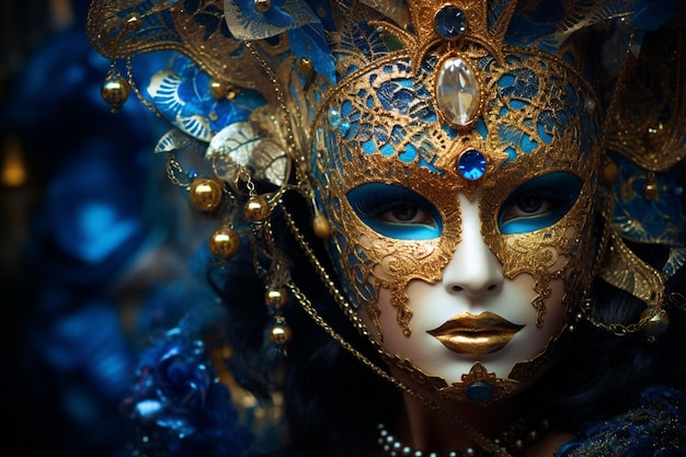 Karneval-Maskenball-Glamour