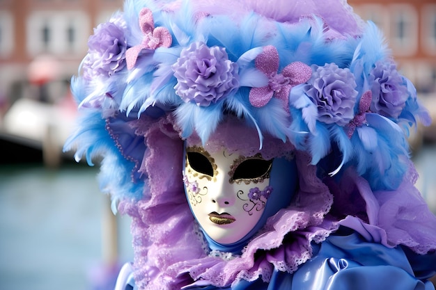 Karneval von Venedig Menschen in Masken