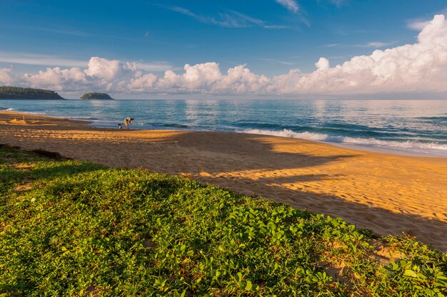 Karon Beach und Morgenlicht / Phuket Thailand