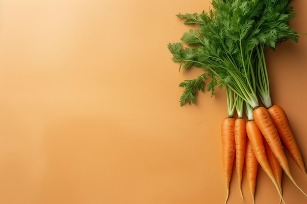 Karottenhintergrund Generieren Sie Ai