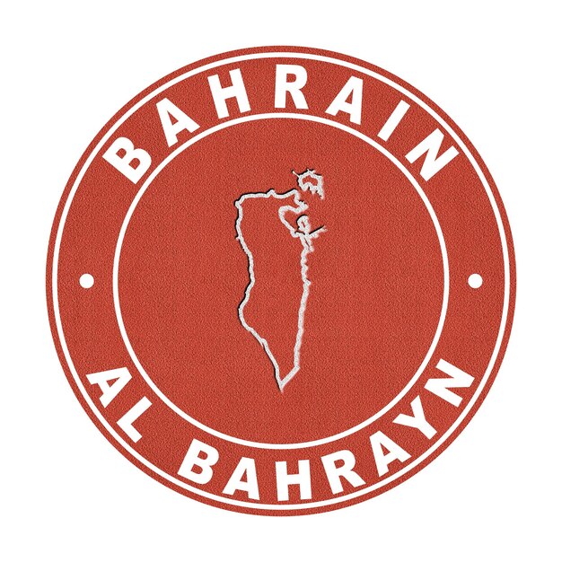 Karte des Bahrainer Tennisplatzes Clipping Path