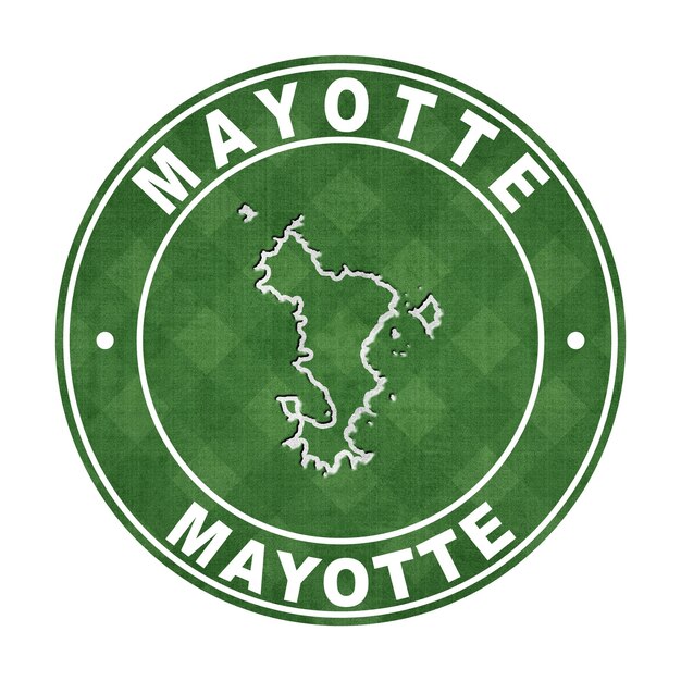 Karte des Fußballfeldes von Mayotte