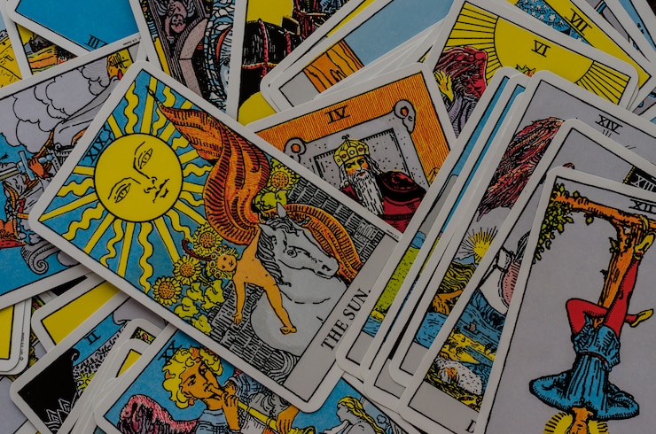Foto kartenspiel tarot rider-waite.