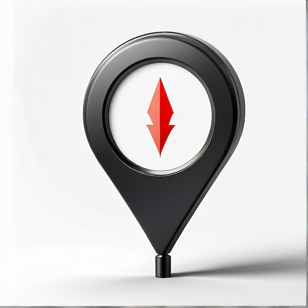 Foto kartenzeiger 3d-gps-symbol-pin-markierungslocation