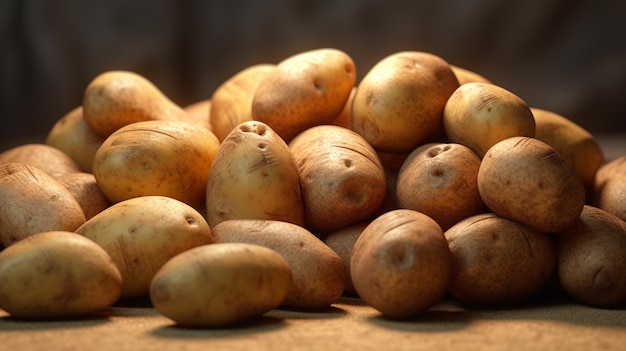 Kartoffel HD 8K Tapeten Fotografisches Bild