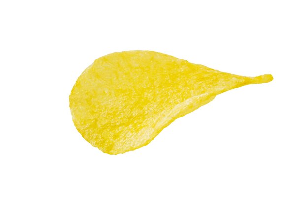 Kartoffelchips isoliert auf weißem Hintergrund