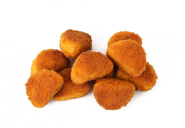 Kartoffeln gebratene Kroketten im Weiß