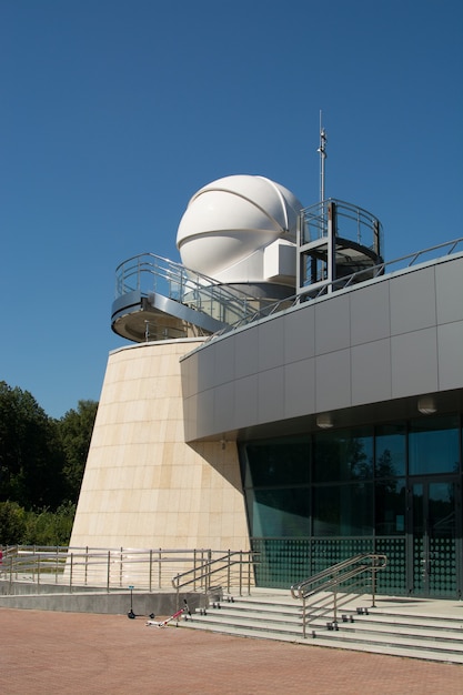 Kasan, Russische Föderation - 14. August 2017: das Planetarium der Kasaner Bundesuniversität benannt nach AA Leonov