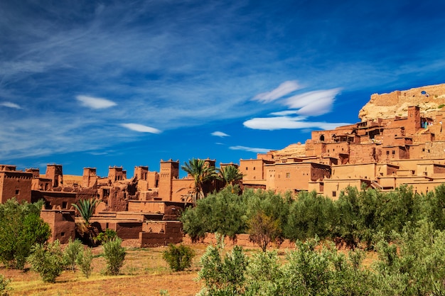 Kasbah Ait Ben Haddou im Atlasgebirge.