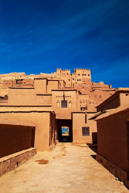 Kasbah Ait Ben Haddou nas montanhas do Atlas.