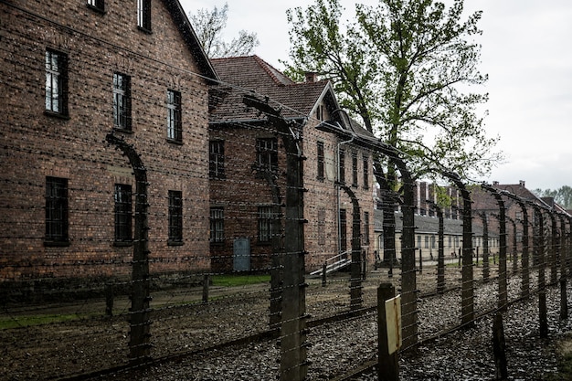 Kaserne des deutschen Konzentrationslagers Auschwitz II, Birkenau, Polen.