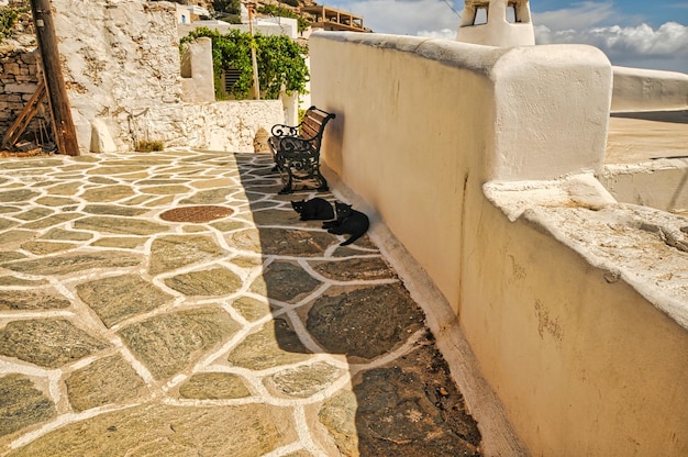 Kastro auf der Insel Sikinos Griechenland