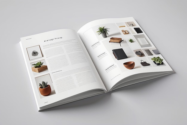 Foto katalog-design-mockup