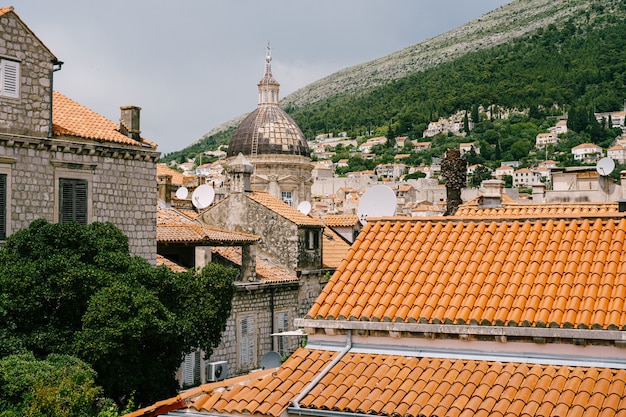 Kathedrale der Annahme der Jungfrau Maria in der Altstadt von Dubrovnik dubrovnik Kirche mit a