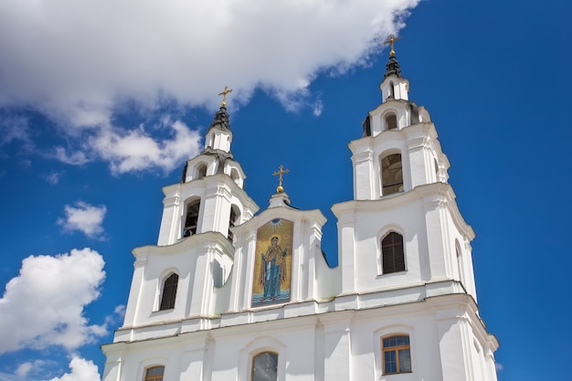 Kathedrale des Heiligen Geistes in Minsk. Orthodoxe Hauptkirche von Weißrussland